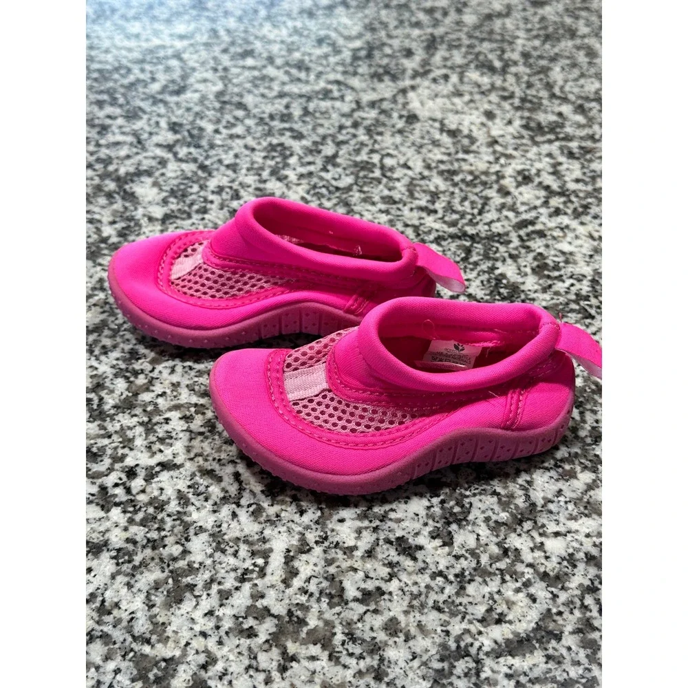 Green Sprouts Water Shoes Toddler Size 4 Pink Mesh Breathable Beach Pool